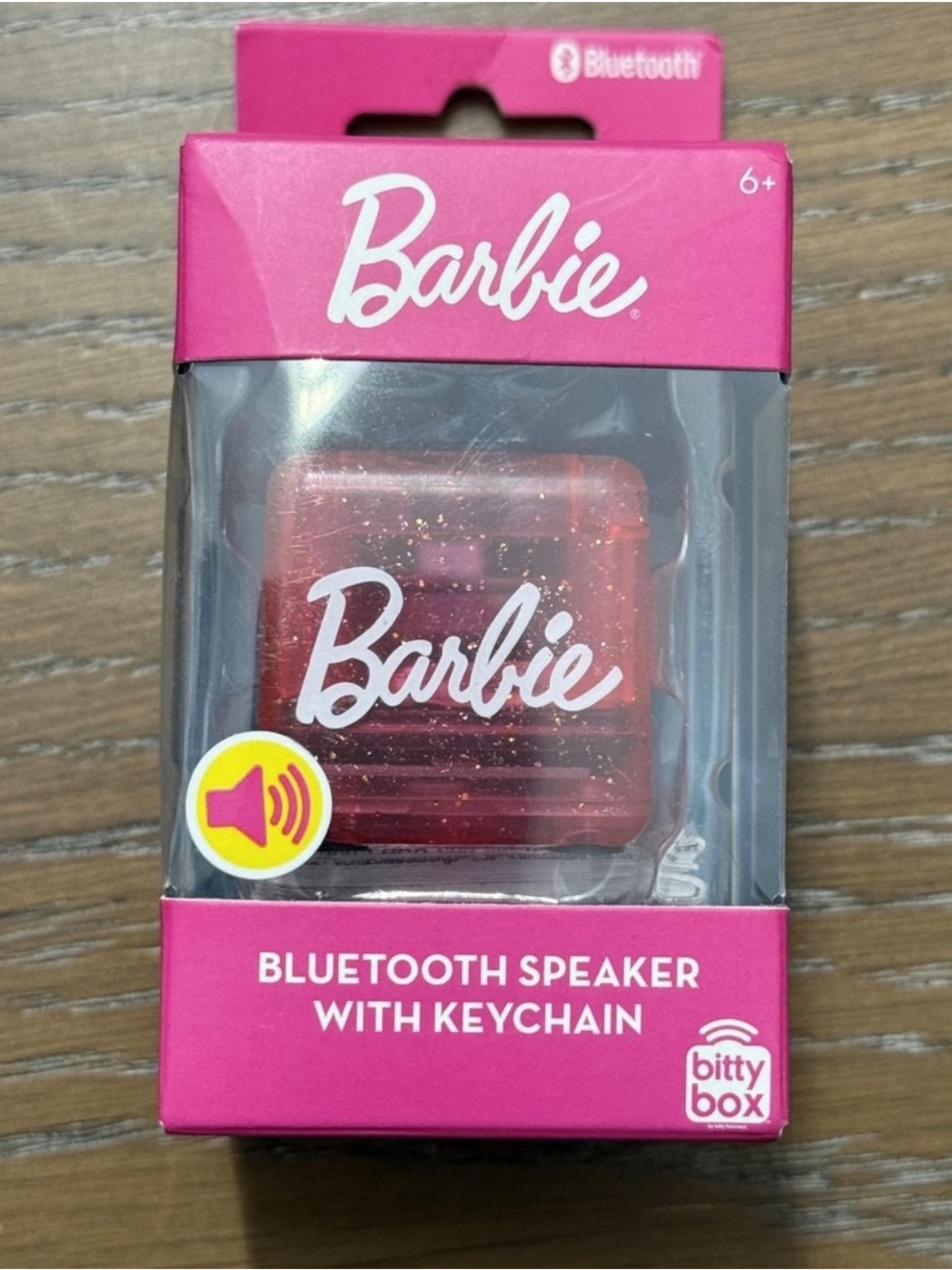 Bitty Boomers Bitty Box “Barbie” Bluetooth Speaker with Keychain
